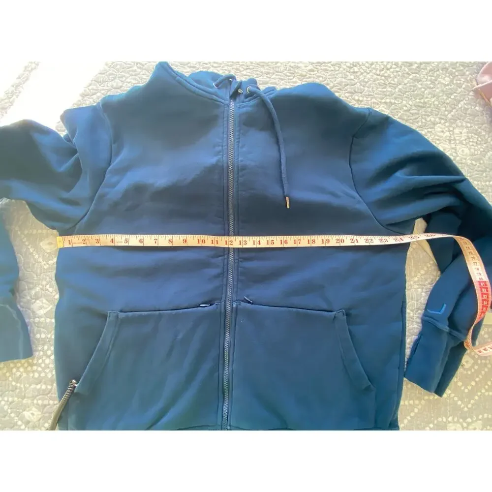 SCOTTeVEST Men's Hoodie 21 Pocket Full Zip Blue Size Large - Picture 10 of 10